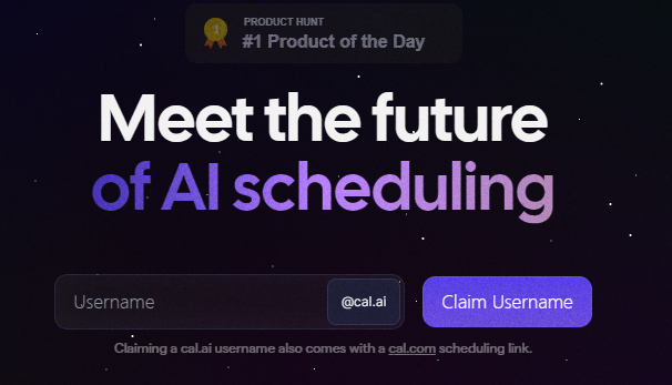 Cal AI:Meet the future
of AI scheduling