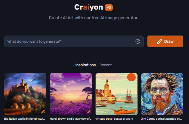 Craiyon - Your FREE AI image generator tool: Create AI art!