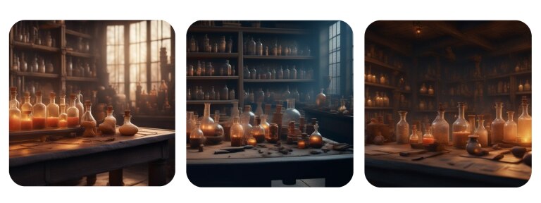 Alchemist’s lab AI image