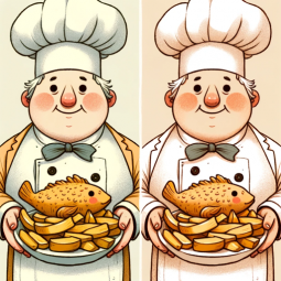 Fish and Chips Mood Chef