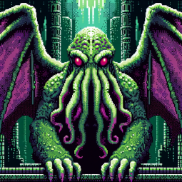 8-Bit Cthulhu, a text adventure game