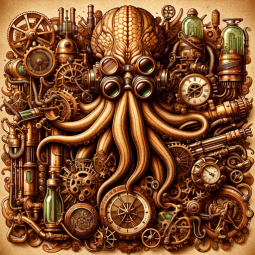 Steampunk Cthulhu, a text adventure game