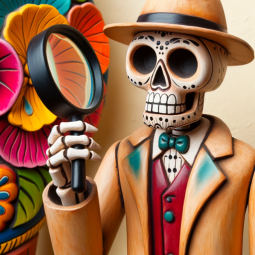 Detectives de los Muertos, a text adventure game