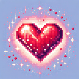Romantic Pixel Muse Storie Book Creator