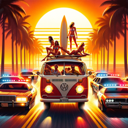 Heists in Paradise, a text adventure game