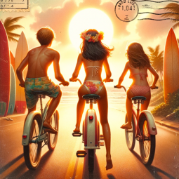 Rascals in Paradise, a text adventure game