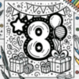 Happy Birthday Coloring Pages