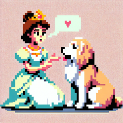8-Bit Princesses, a text adventure game