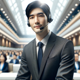 영어 통역사 – 남자