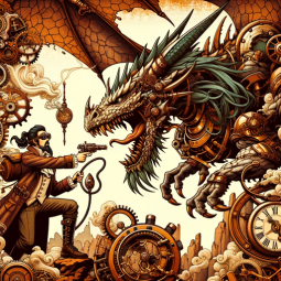 Steampunk Dungeon, a text adventure game