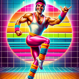 Arny – 80s style supportive fitness coach