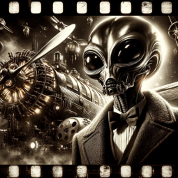 Dieselpunk Aliens, a text adventure