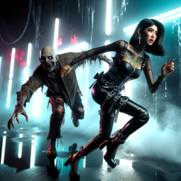 Zombies After Dark, a text adventure game