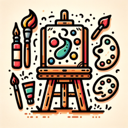 クレヨン画ちびっ子イラストレーター