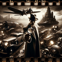 Dieselpunk Detective, a text adventure game